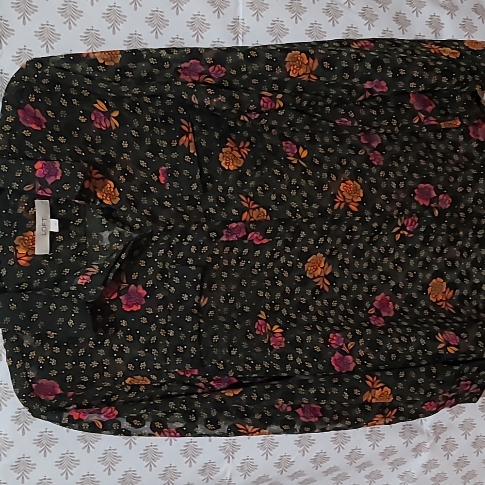NWOT- Loft Sheer Top